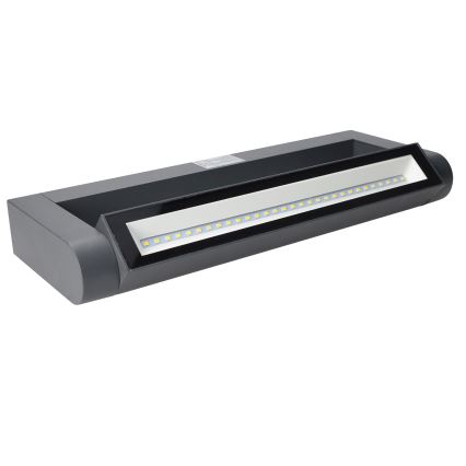 Brilagi - Arandela LED para exterior SALERNO LED/12W/230V 35,5 cm antracite IP65