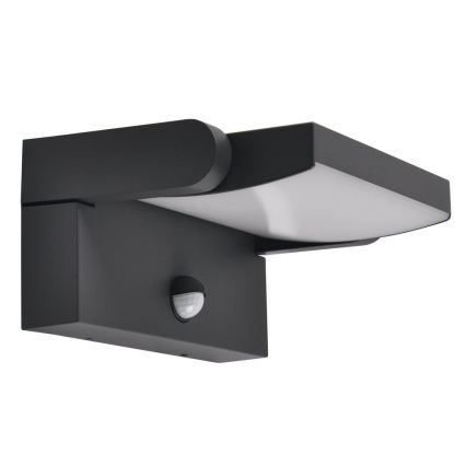 Brilagi - Luminária de parede LED exterior com sensor ANKLE LED/18W/230V 3000K IP65 antracite