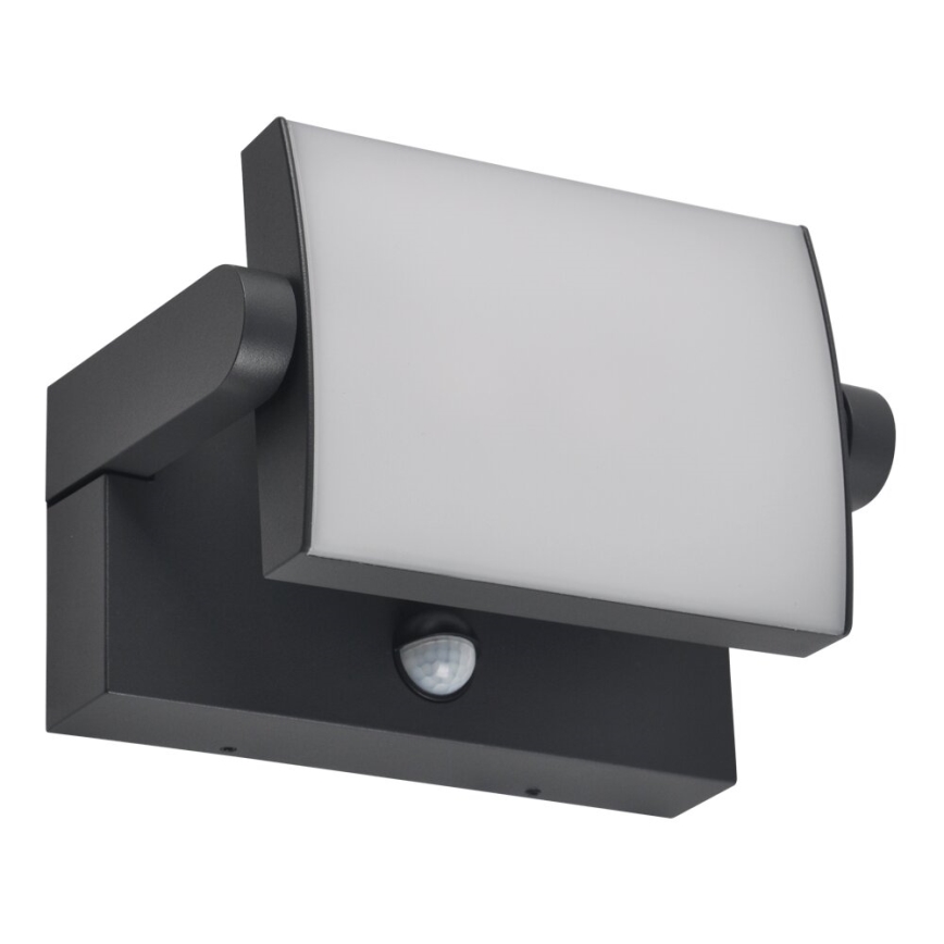 Brilagi - Luminária de parede LED exterior com sensor ANKLE LED/18W/230V 3000K IP65 antracite