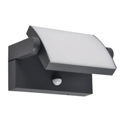 Brilagi - Luminária de parede LED exterior com sensor ANKLE LED/18W/230V 3000K IP65 antracite