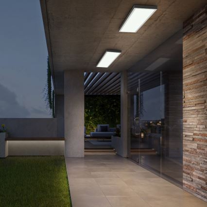 Brilagi - Candeeiro de teto LED para casa de banho FRAME LED/50W/230V 120x30 cm 3000/4000/6000K IP44 branco