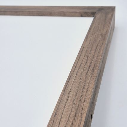 Brilagi - Candeeiro de tecto LED para casa de banho WOODY FRAME LED/40W/230V 60x60 cm IP44, acabamento carvalho/ nogueira