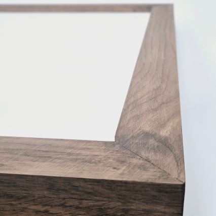 Brilagi - Candeeiro de tecto LED para casa de banho WOODY FRAME LED/50W/230V 60x60 cm IP44 carvalho nogueira