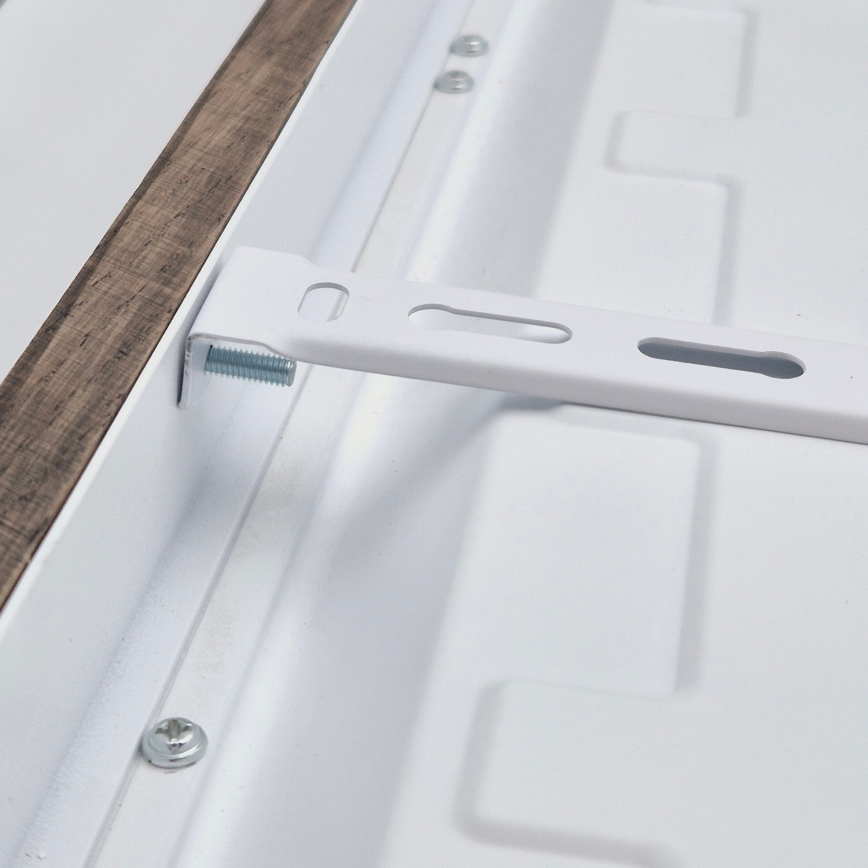 Brilagi - Candeeiro de tecto LED para casa de banho WOODY FRAME LED/50W/230V 60x60 cm IP44 carvalho nogueira