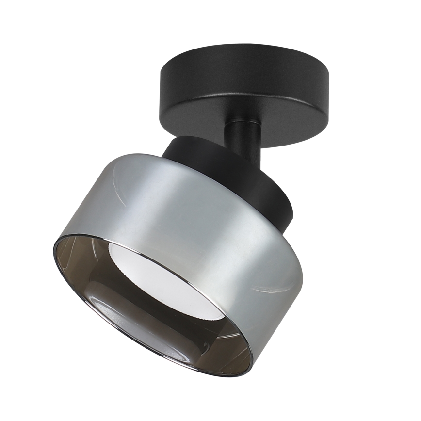 Brilagi - LED Candeeiro de focos AURA LUX 1xGX53/30W/230V Ø 13 cm preto/fumado