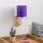 Brilagi - LED Candeeiro de parede flexível NUBILA WOOD 1xE27/25W/230V + LED/3W carvalho/roxo