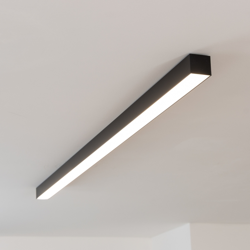 Brilagi - Luminária LED de teto de sobrepor FULLDAY LED/10/15/20W/230V 2700/4000/6000K 60 cm UGR19 preto