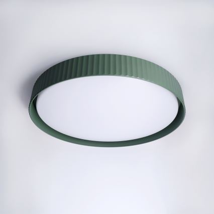 Brilagi - Candeeiro de teto LED dimerizável LUCIA LED/60W/230V 3000-6500K diâmetro 59 cm verde + controlo remoto