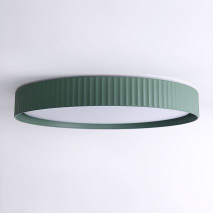 Brilagi - Candeeiro de teto LED dimerizável LUCIA LED/60W/230V 3000-6500K diâmetro 59 cm verde + controlo remoto