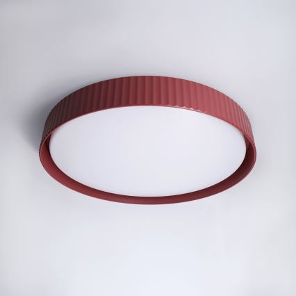 Brilagi - Luminária de teto LED dimerizável LUCIA LED/60W/230V 3000-6500K Ø 59 cm vermelha + controlo remoto