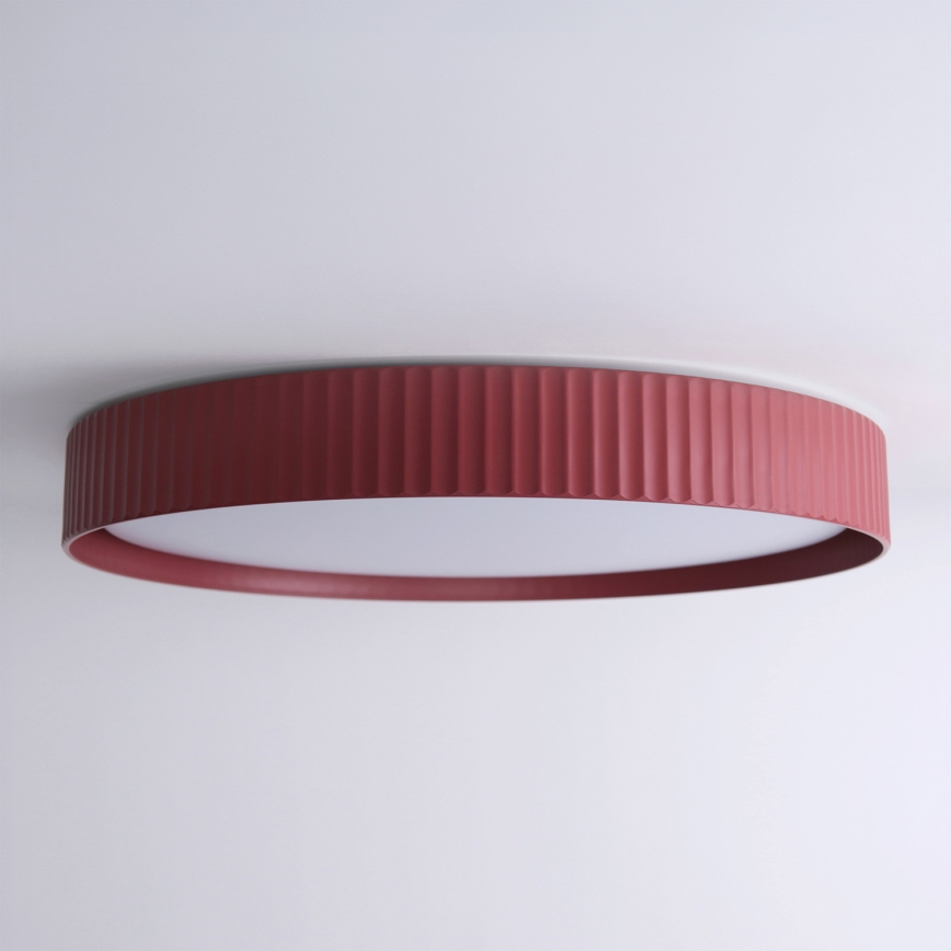 Brilagi - Luminária de teto LED dimerizável LUCIA LED/60W/230V 3000-6500K Ø 59 cm vermelha + controlo remoto
