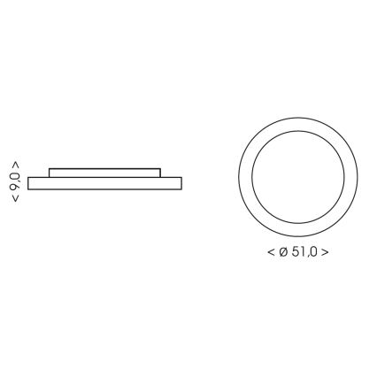 BRILAGI - Candeeiro de teto infantil ASTRO LED/60W/230V 3000/4500/6000K Ø 51 cm