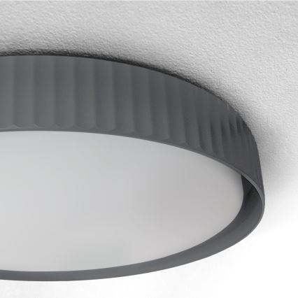 Brilagi - Luminária de tecto LED dimerizável LUCIA LED/60W/230V 3000-6500K diâmetro 59 cm cinzenta + controlo remoto