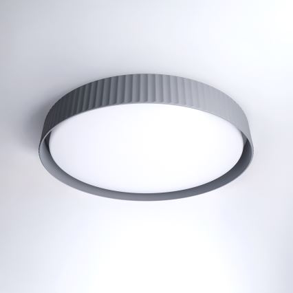Brilagi - Luminária de tecto LED dimerizável LUCIA LED/60W/230V 3000-6500K diâmetro 59 cm cinzenta + controlo remoto
