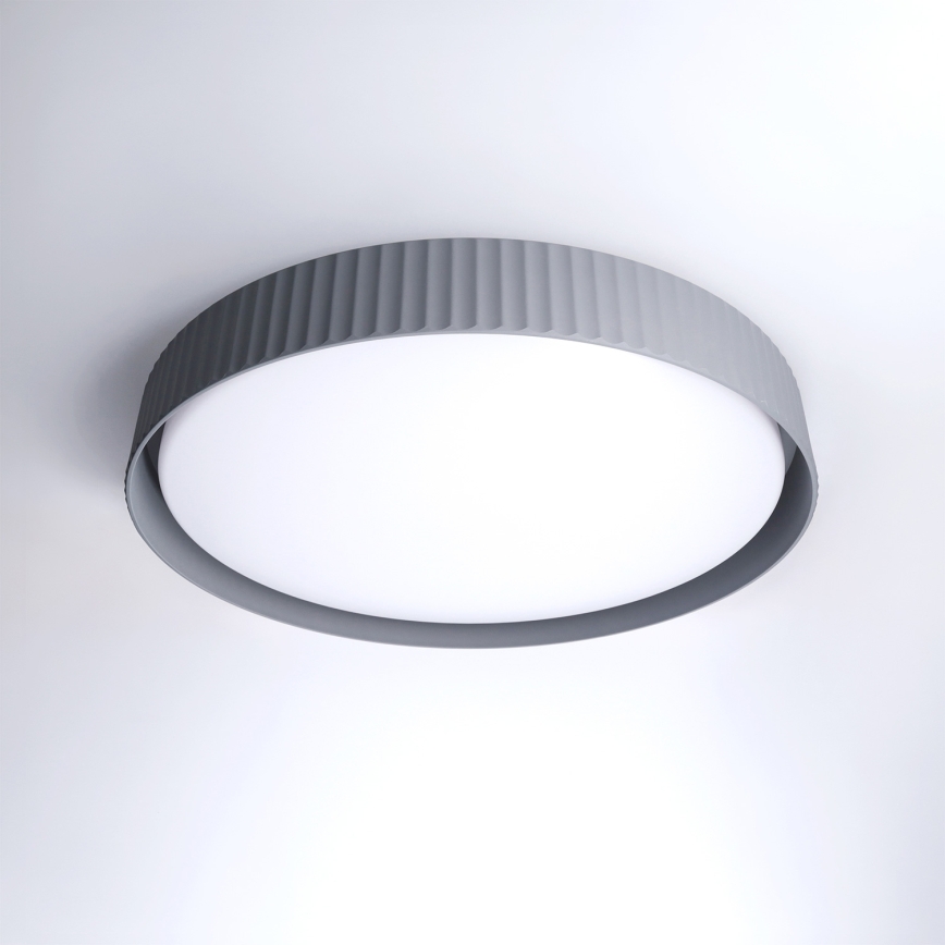 Brilagi - Luminária de tecto LED dimerizável LUCIA LED/60W/230V 3000-6500K diâmetro 59 cm cinzenta + controlo remoto