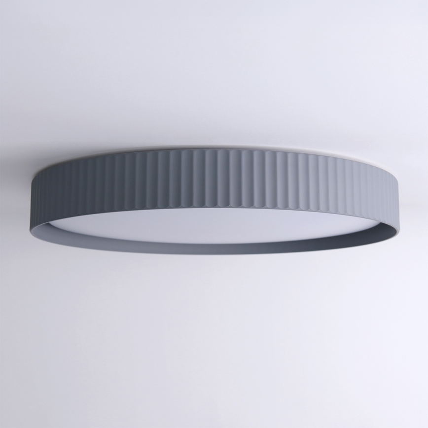 Brilagi - Luminária de tecto LED dimerizável LUCIA LED/60W/230V 3000-6500K diâmetro 59 cm cinzenta + controlo remoto