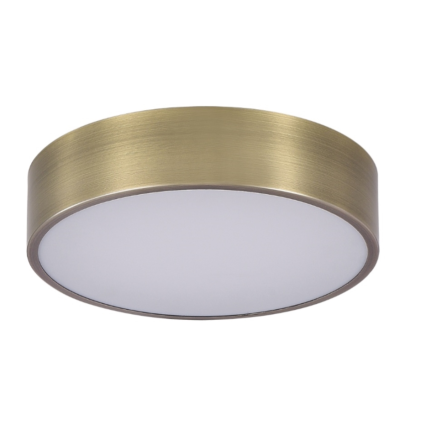 Brilagi - Candeeiro de tecto LED para casa de banho POOL LED/36W/230V 3000/4000/5500K Ø 40 cm IP54 acabamento em latão