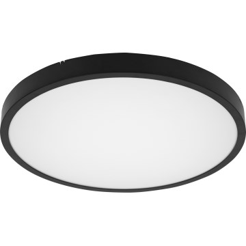 Brilagi - LED candeeiro de tecto para casa de banho ZENNA LED/12W/230V Ø 25 cm IP44 preto