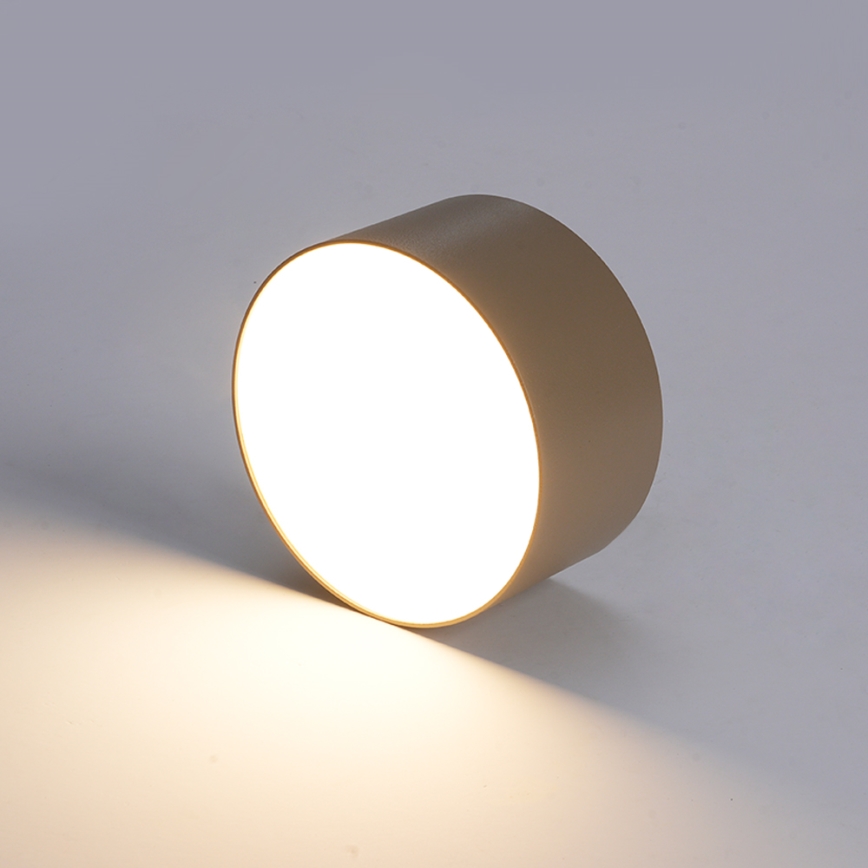 BRILAGI - LED Luminária de teto para exterior FORIS LED/14W/230V Ø 12 cm bege IP44
