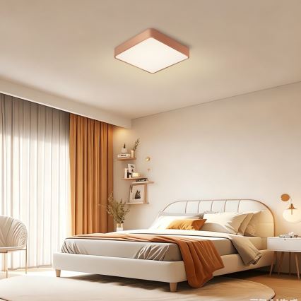 BRILAGI - Candeeiro de tecto LED POOL SQUARE LED/48W/230V 3000/4000/6000K 50x50 cm em cobre
