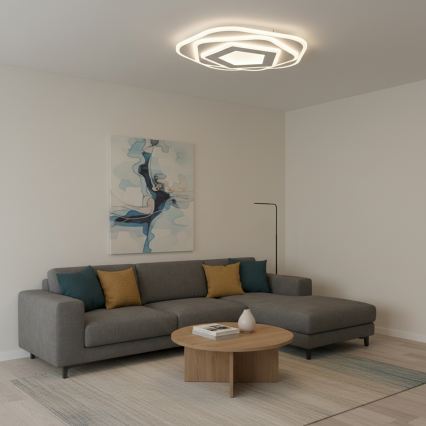 Brilagi - Candeeiro de tecto LED regulável MODERN LED/64W/230V 3000-6000K Ø 40 cm + controlo remoto