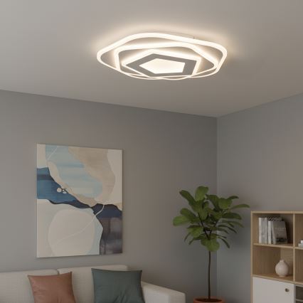Brilagi - Candeeiro de tecto LED regulável MODERN LED/64W/230V 3000-6000K Ø 40 cm + controlo remoto