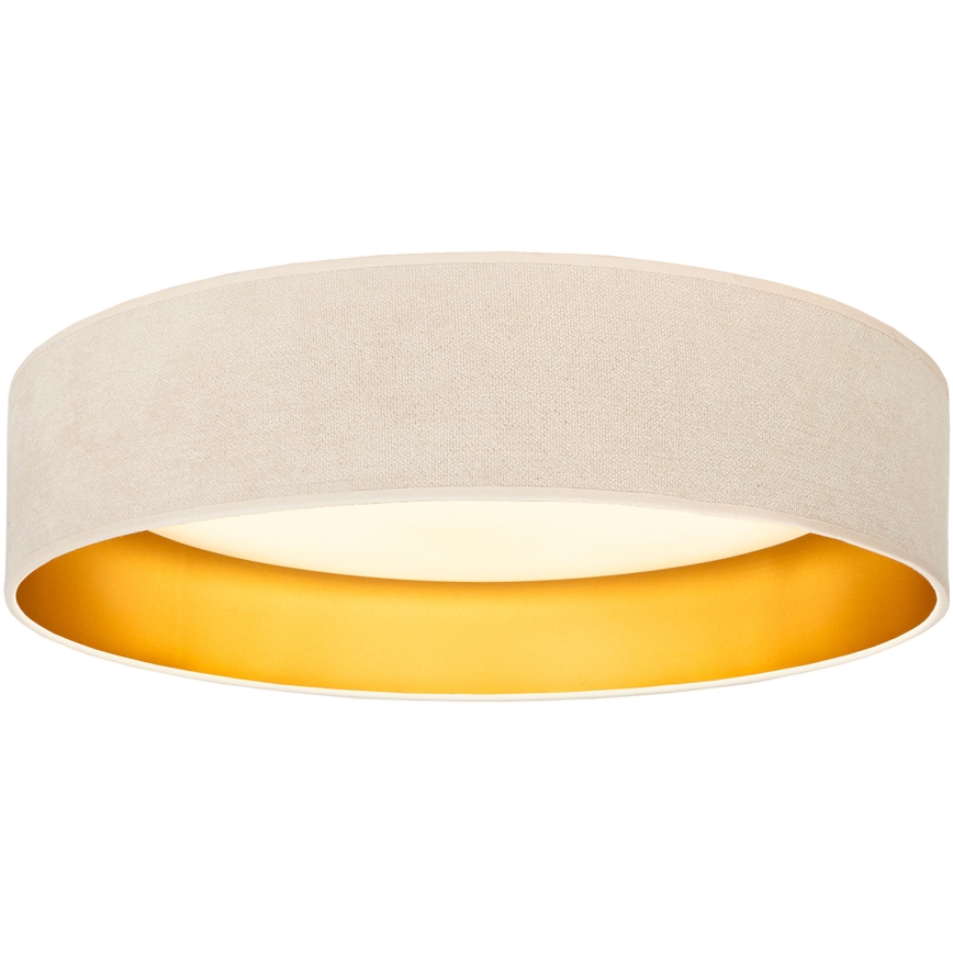 Brilagi - Candeeiro de tecto LED VELVET SIMPLE LED/24W/230V 3000K Ø 45 cm creme/dourado