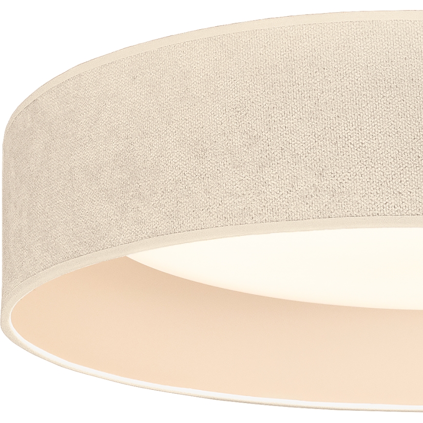 Brilagi - Candeeiro de tecto VELVET SIMPLE LED/24W/230V 3000K Ø 45 cm creme