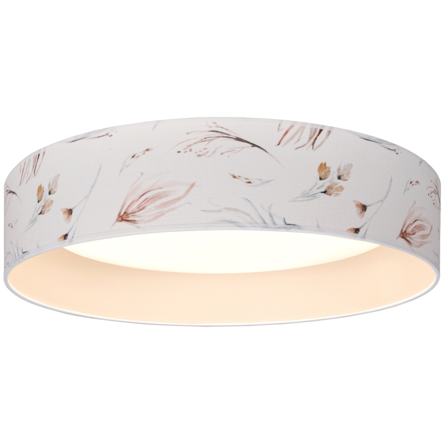 Brilagi - Plafon LED VELVET SIMPLE LED/36W/230V 3000K diâmetro 55 cm branco/floral