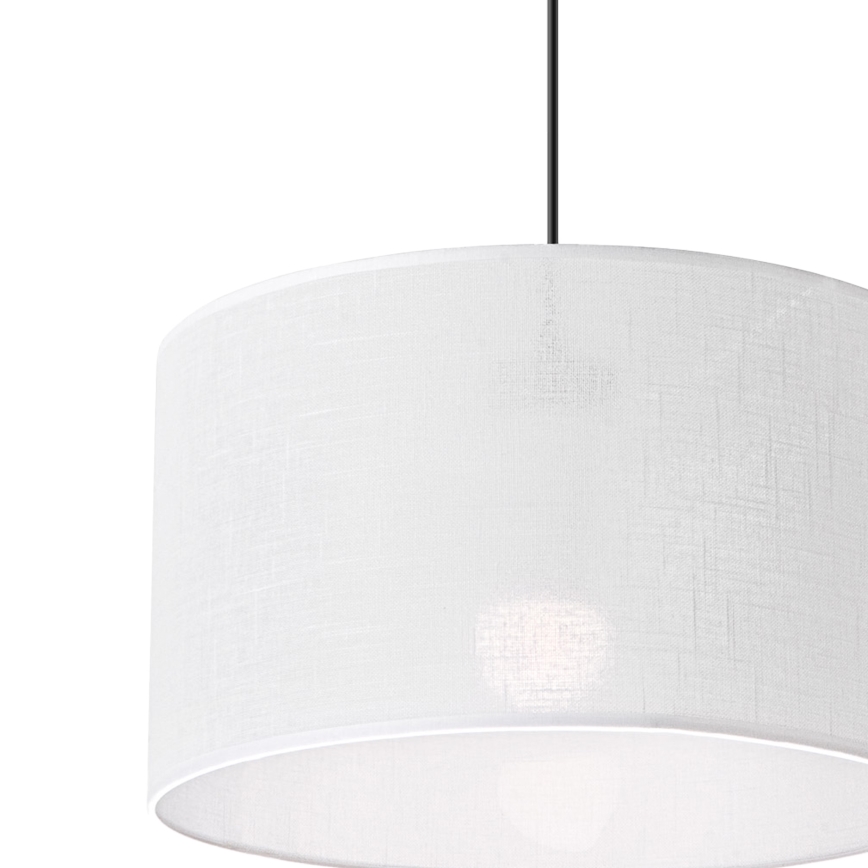 Brilagi - LED Candeeiro de teto suspenso ANTHONY 1xE27/60W/230V carvalho nogueira/branco