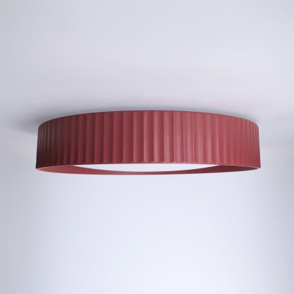 Brilagi - Plafon LED dimerizável LUCIA LED/48W/230V 3000-6500K Ø 41 cm vermelho + comando remoto