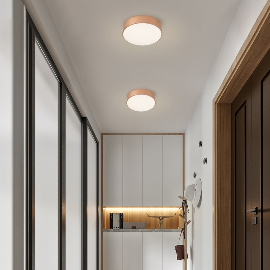 BRILAGI - Candeeiro de teto LED dimerizável POOL LED/24W/230V 3000-6000K pr. 20 cm cobre + controlo remoto