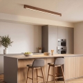 BRILAGI - LED Candeeiro de teto GARDALINE LED/90W/230V 120 cm carvalho