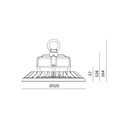 Brilagi - Candeeiro de tecto industrial LED TITAN PRO LED/200W/230V 4000K IP65