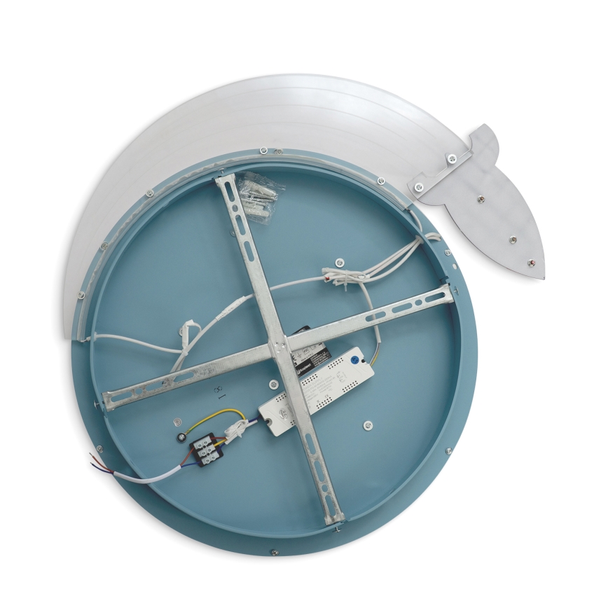 Brilagi -LED Candeeiro de teto infantil STARSHIP LED/64W/230V 3000/4500K azul