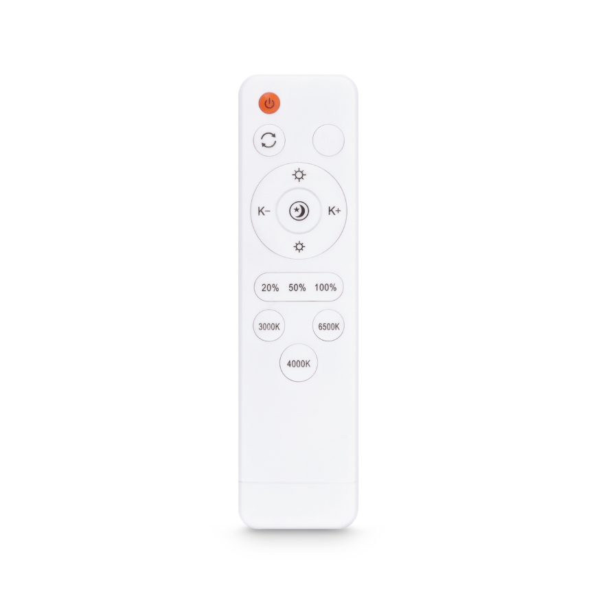 Brilagi - Candeeiro de tecto LED regulável LUCIA LED/60W/230V 3000-6500K diâmetro 59 cm vermelho + controlo remoto