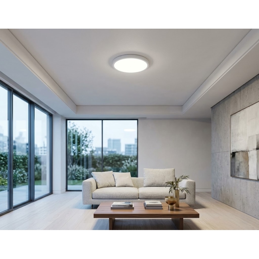 BRILAGI - Plafon LED para banheiro ZENNA LED/18W/230V Ø 29,5 cm IP44 branco