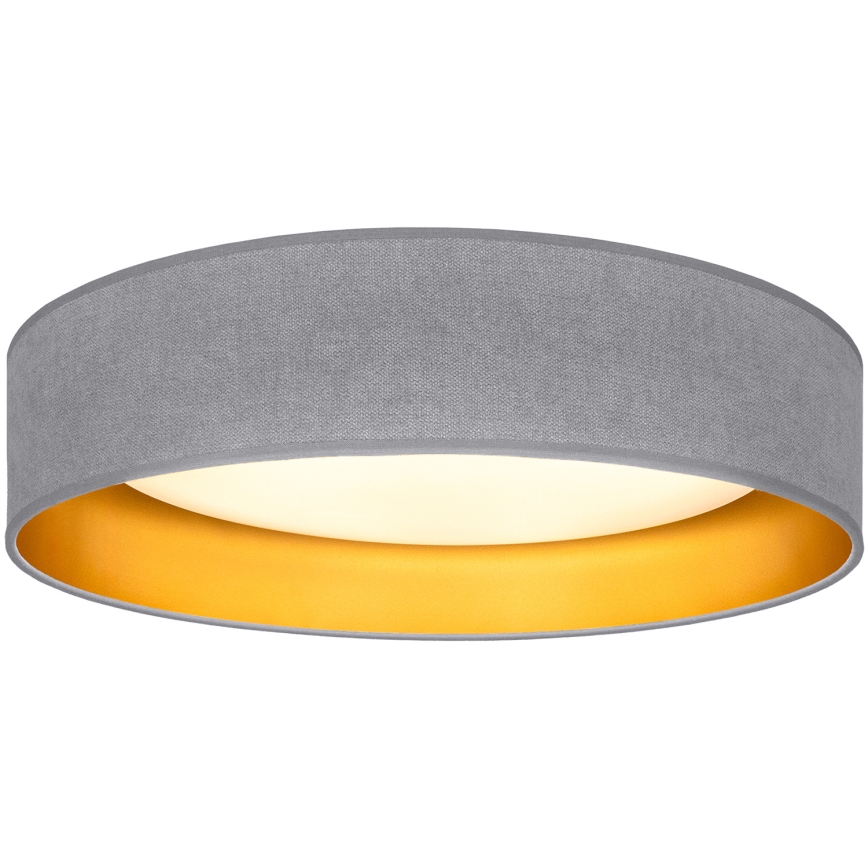 Brilagi - Luminária de Teto LED VELVET SIMPLE LED/24W/230V 3000K Ø 45 cm cinza/dourado
