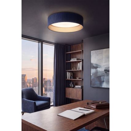Brilagi - Candeeiro de tecto LED VELVET SIMPLE LED/24W/230V 4000K Ø 45 cm azul/dourado