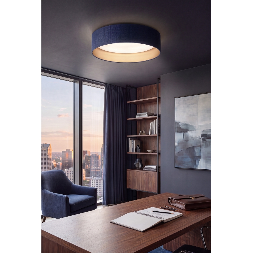 Brilagi - Candeeiro de tecto LED VELVET SIMPLE LED/24W/230V 4000K Ø 45 cm azul/dourado
