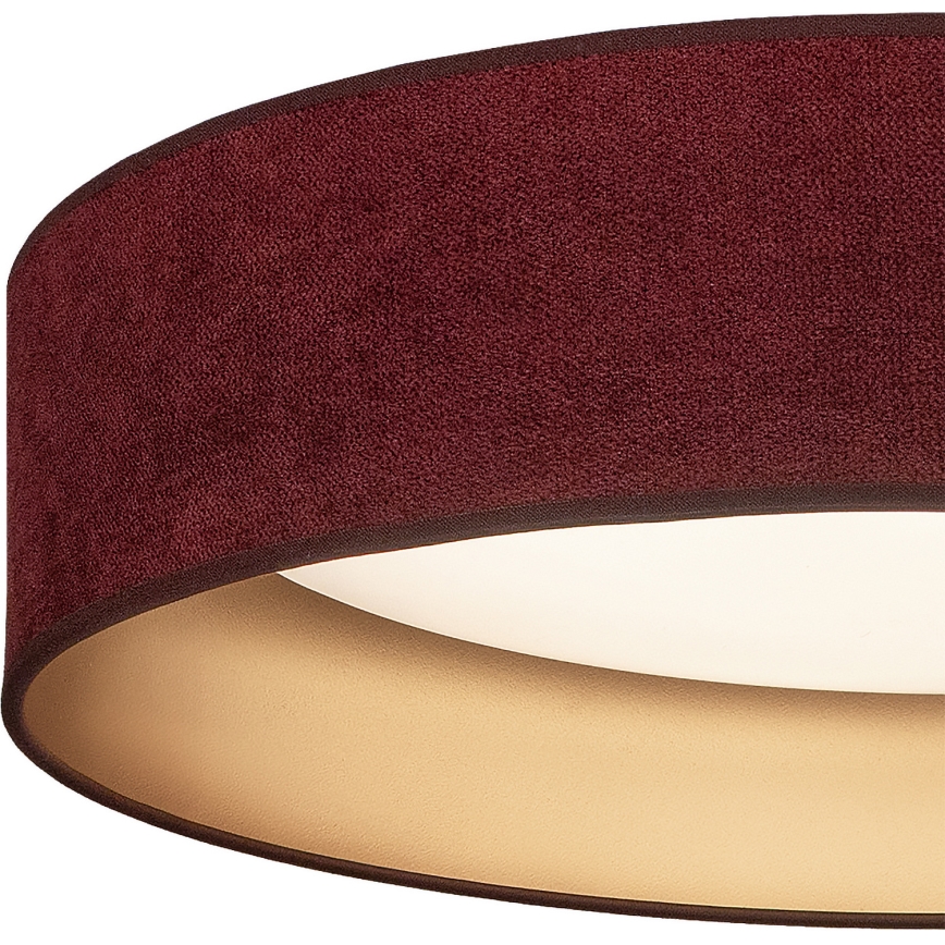 Brilagi - Luminária de teto LED VELVET SIMPLE LED/24W/230V 4000K Ø 45 cm vinho/dourado