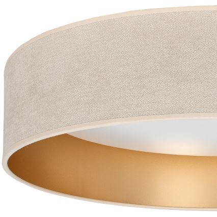Brilagi - Luminária de teto VELVET SIMPLE LED/24W/230V 4000K Ø 45 cm creme/dourado