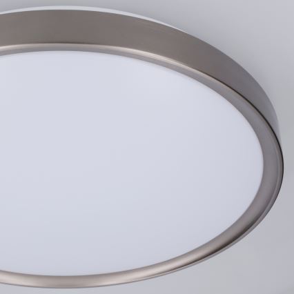 Brilagi - Candeeiro de teto LED dimerizável FANCIA LED/48W/230V 3000-6500K Ø 39 cm prateado + comando remoto