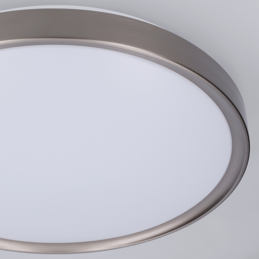 Brilagi - Candeeiro de teto LED dimerizável FANCIA LED/48W/230V 3000-6500K Ø 39 cm prateado + comando remoto