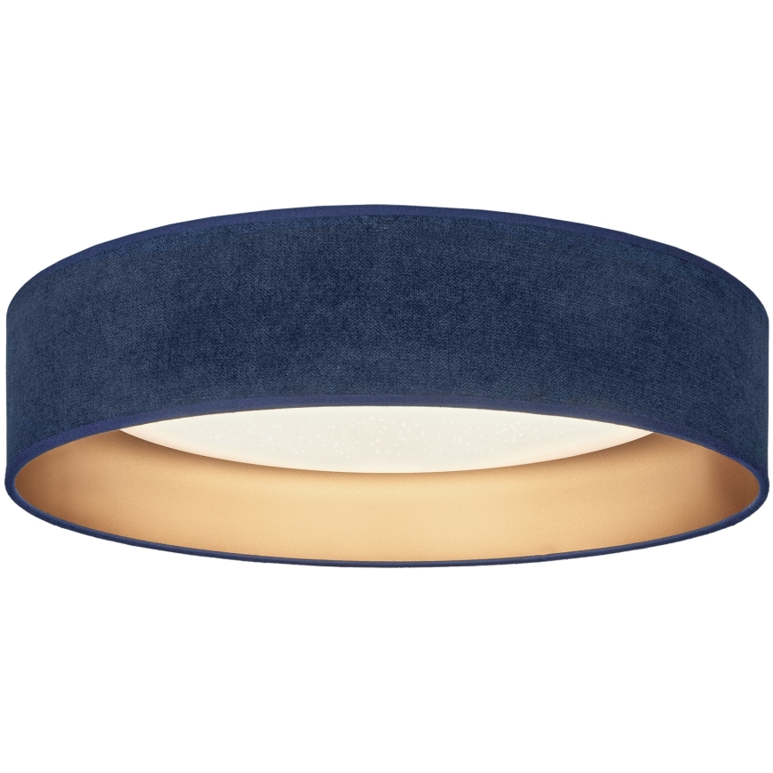 Brilagi - Luminária de tecto LED dimerizável VELVET SMARTIX STARS LED/36W/230V 3000-6000K Ø 55 cm azul/dourado Wi-Fi Tuya Beacon + comando remoto
