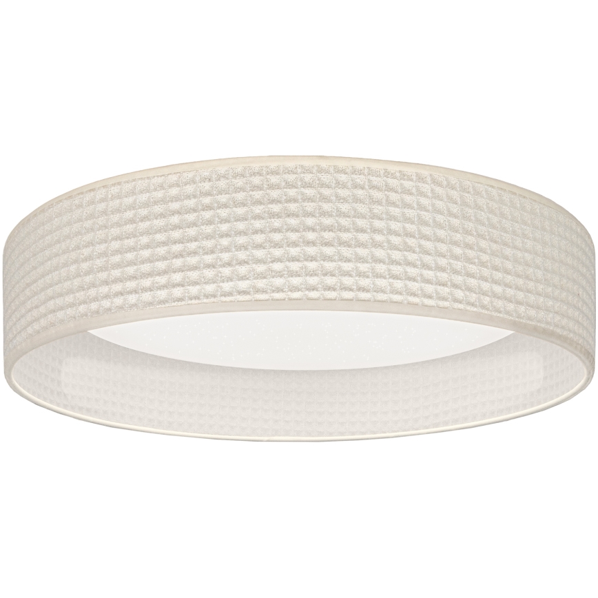 Brilagi - Candeeiro de tecto LED regulável VELVET SMARTIX STARS LED/24W/230V 3000-6000K Ø 45 cm cor creme Wi-Fi Tuya Beacon + comando remoto