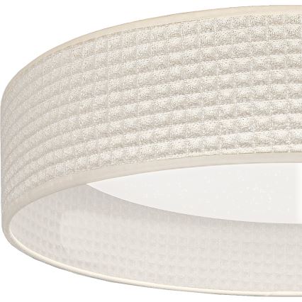 Brilagi - Candeeiro de tecto LED regulável VELVET SMARTIX STARS LED/24W/230V 3000-6000K Ø 45 cm cor creme Wi-Fi Tuya Beacon + comando remoto