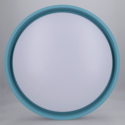 Brilagi - Candeeiro de teto com dimmer MATTEO LED/48W/230V 3000-6500K diâmetro 41 cm turquesa + comando remoto