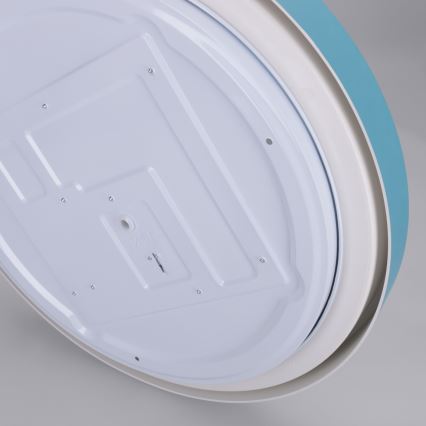 Brilagi - Candeeiro de teto com dimmer MATTEO LED/48W/230V 3000-6500K diâmetro 41 cm turquesa + comando remoto