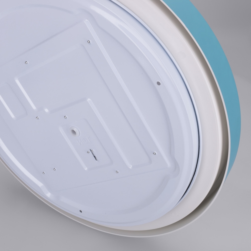 Brilagi - Candeeiro de teto com dimmer MATTEO LED/48W/230V 3000-6500K diâmetro 41 cm turquesa + comando remoto